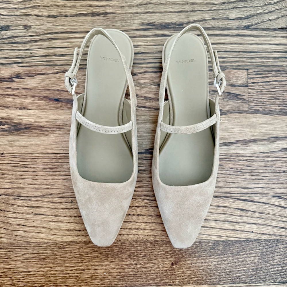 NWOT Vince Suede Slingback - Picture 6 of 8
